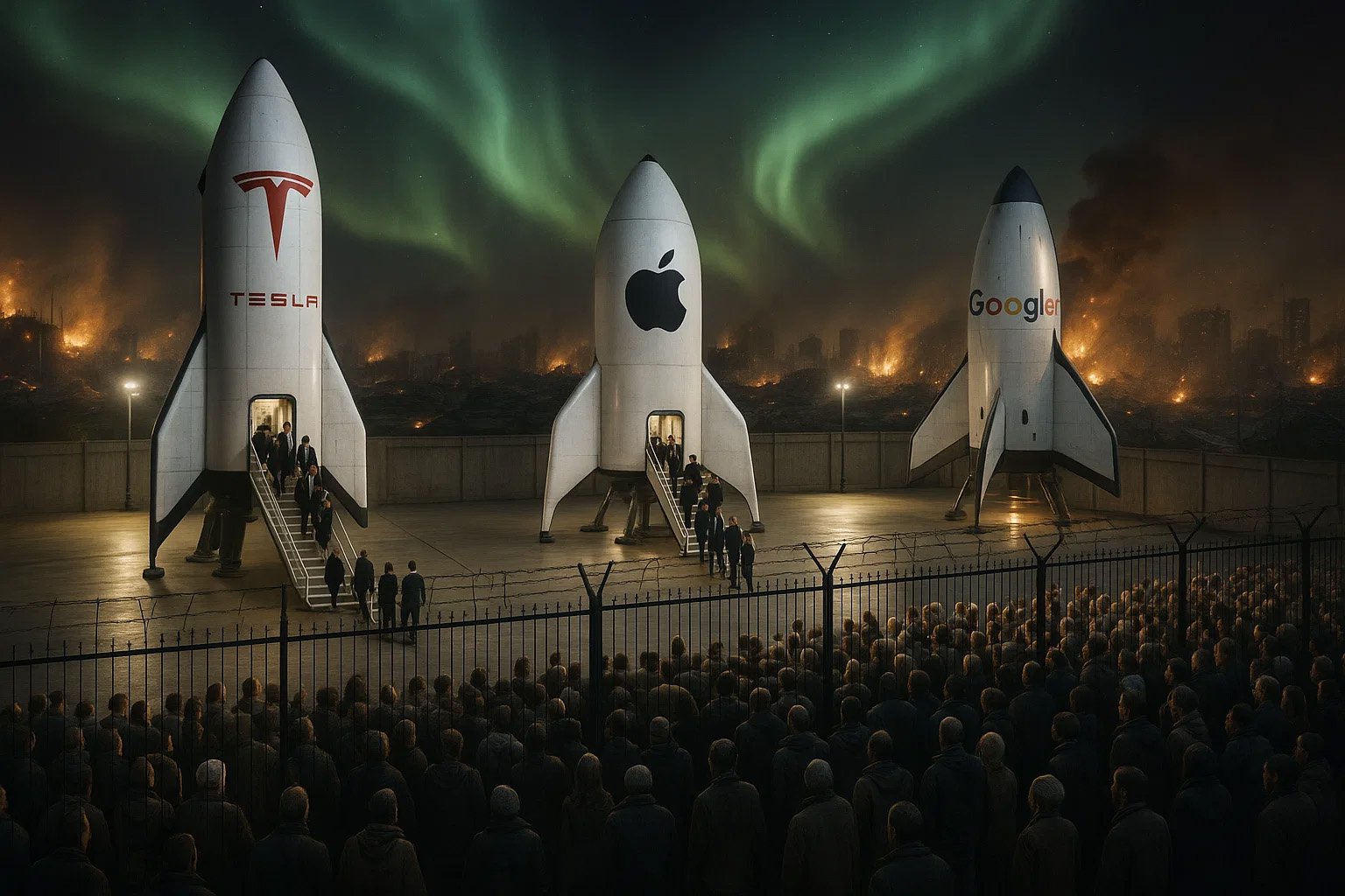 Tech rockets taking off leaving people behind Tech rockets taking off leaving people behind
